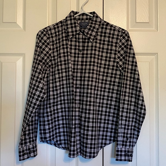 Checkered button down shirt. - Picture 1 of 4